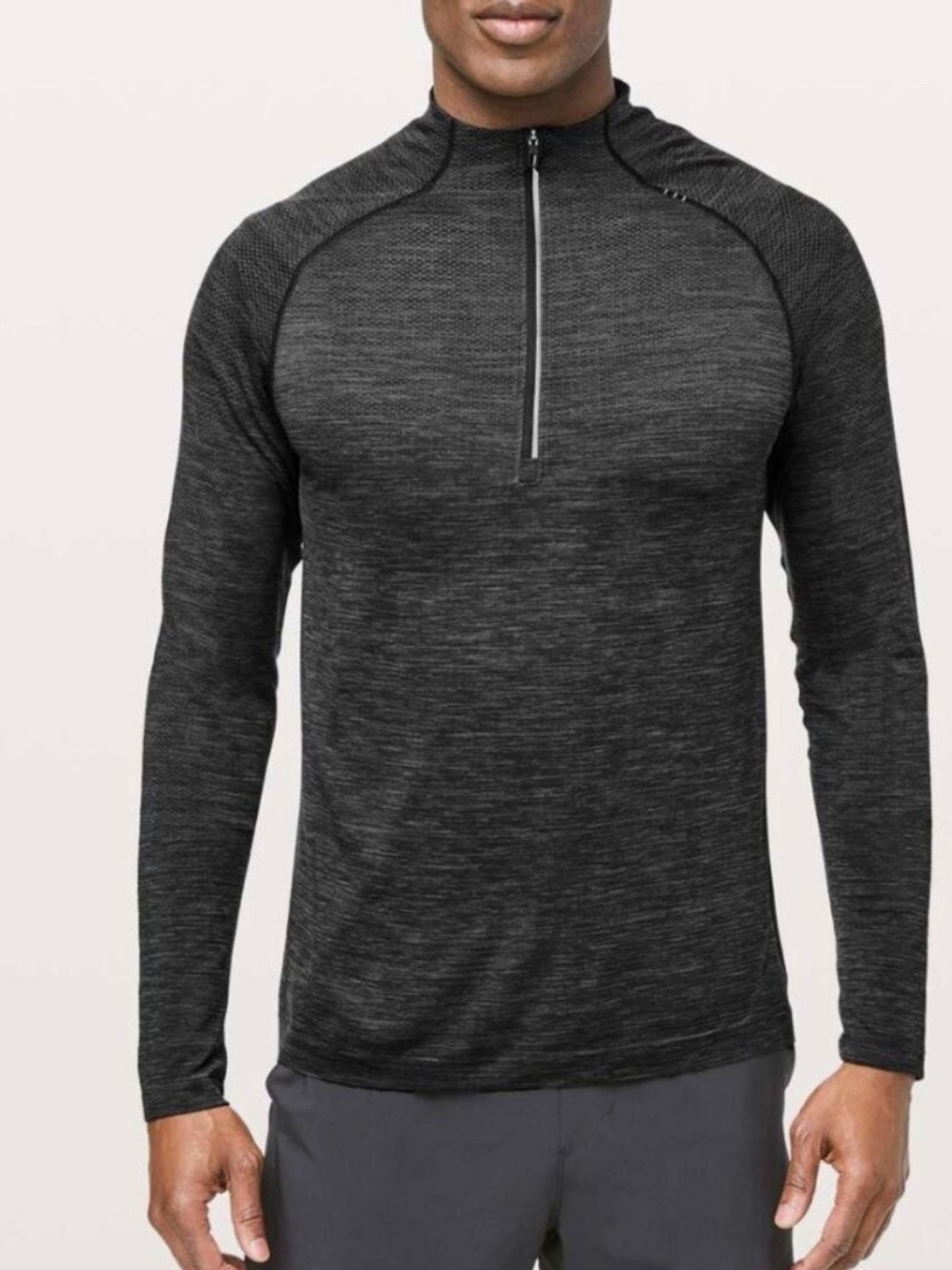 Lululemon Metal Vent Tech 1/2 Zip II Deep Coal Long Sleeve Sweatshirt Size small